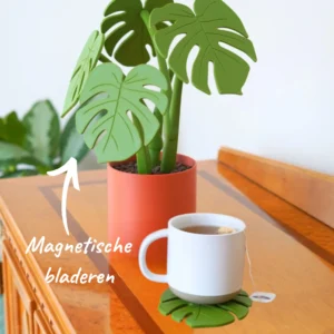 Monstera magnetische onderzetter