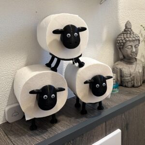 schaap toiletrolhouder